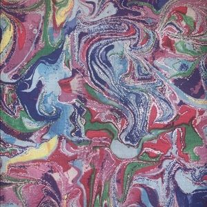 Metallic rainbow mask